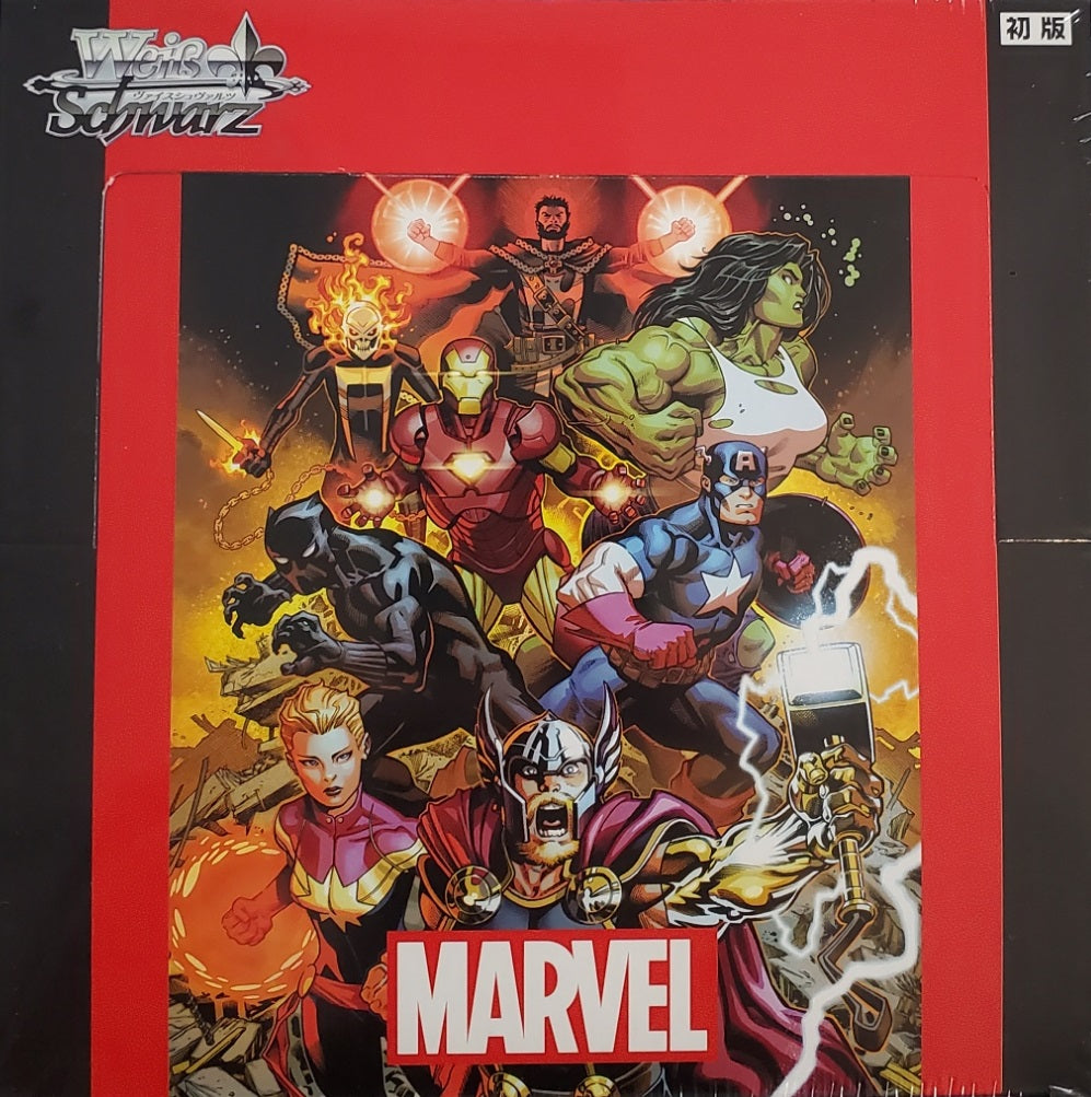 weiss marvel booster box Vol 3 Schwarz Japanese Playset Case (Pre-Orde Sleever Queen Includes 30 normal types + IFP (infinity parallel) 30 types Marvel Vol. 2 Weiss Schwarz