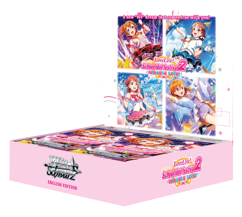 Love Live School idol festival 2 MIRACLE LIVE! Weiss Schwarz Booster Box (English)