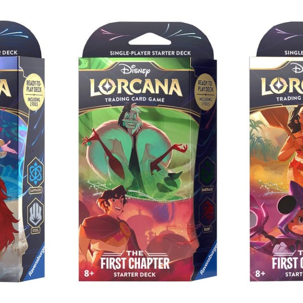 新品lorcana the first chapter staster deck Lorcana The First Chapter Starter Deck Ruby & Emerald