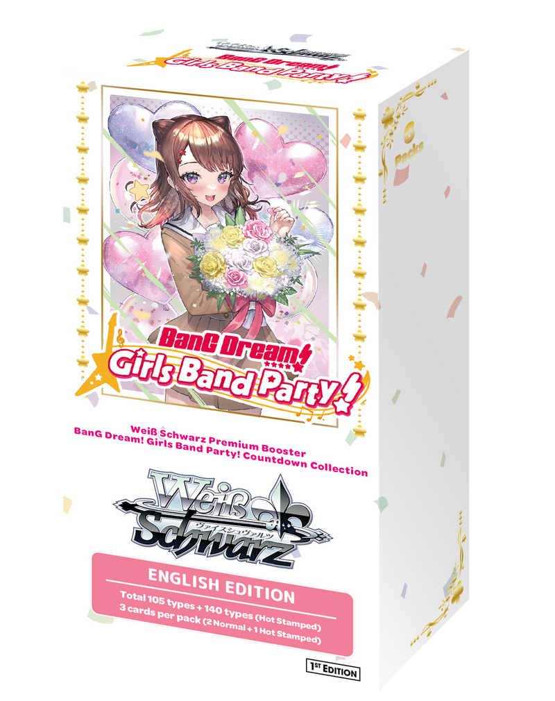 BanG Dream! Girls Band Party! Countdown Collection Weiss Schwarz Booster Box (English)