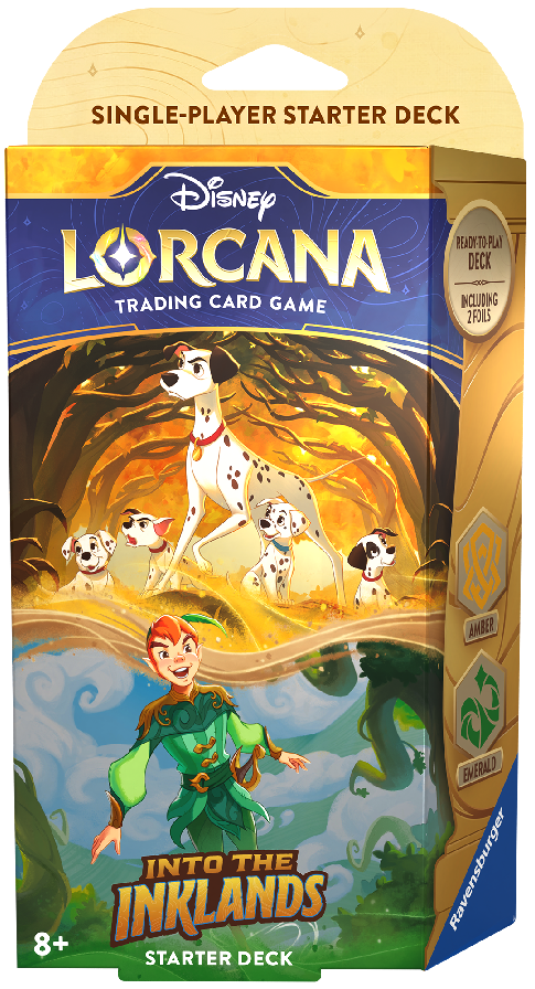 Disney Lorcana - Into the Inklands (Amber/Emerald) Starter Deck