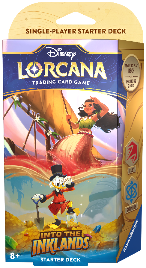 Disney Lorcana - Into the Inklands (Ruby/Sapphire) Starter Deck