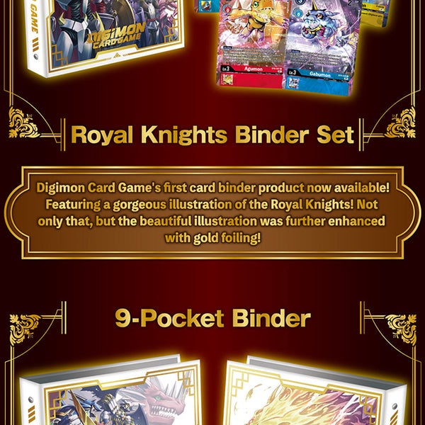 digimon card game royal knights binder set Digimon Card Game