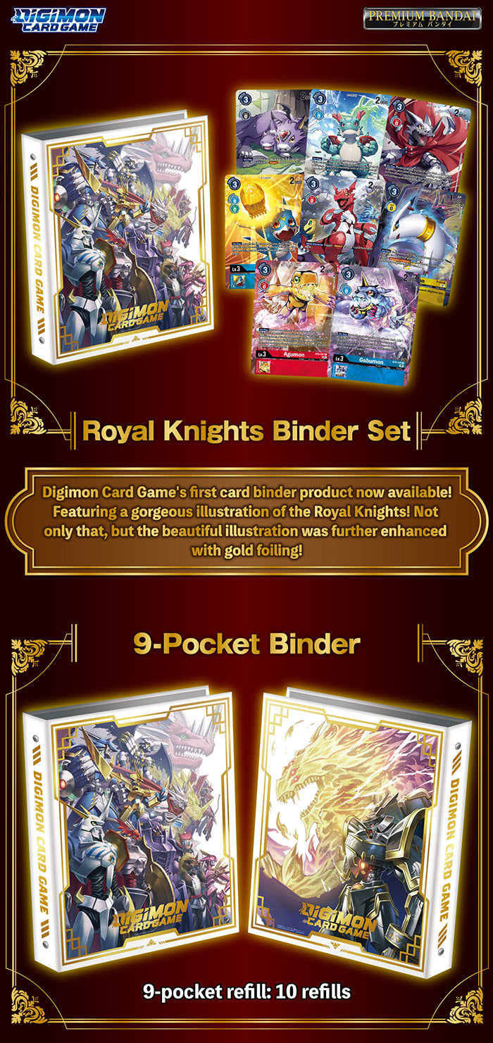 Digimon Card Game - Royal Knights Binder Set [PB13]