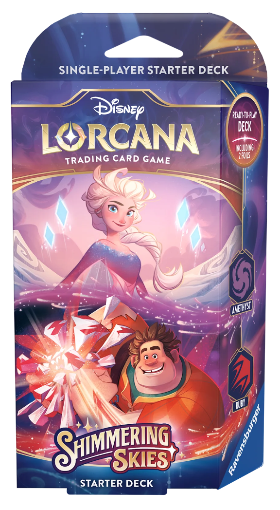 Disney Lorcana - Shimmering Skies (Amethyst/Ruby) Starter Deck