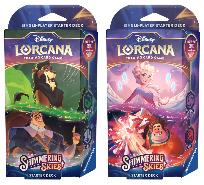 Disney Lorcana -Shimmering Skies Starter Decks (Set of 2)