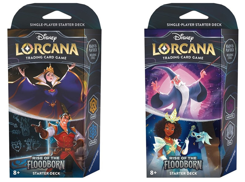 Disney Lorcana - Rise of the Floodborn Starter Decks (Set of 2)
