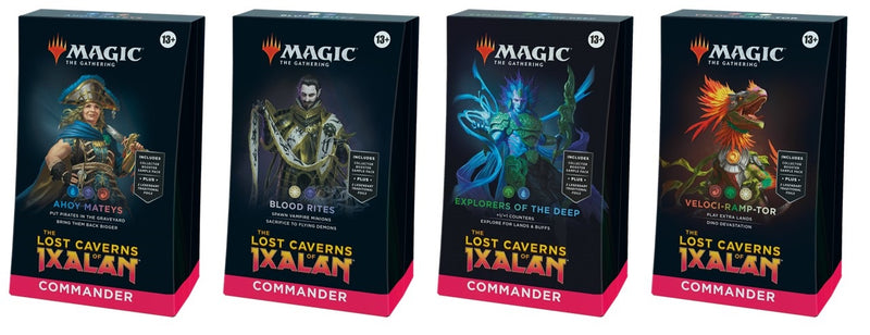 The Lost Caverns of Ixalan - Commander - Set of 4