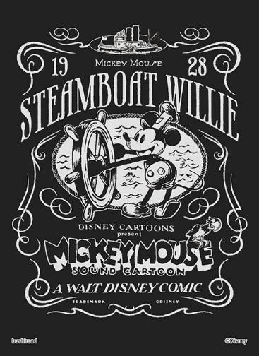 Vol. 3872 Disney 100 "Steamboat Willie"