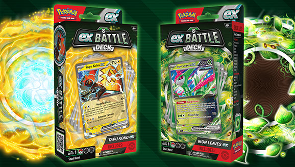 Pokémon TCG: Tapu Koko & Iron Leaves ex Battle Decks