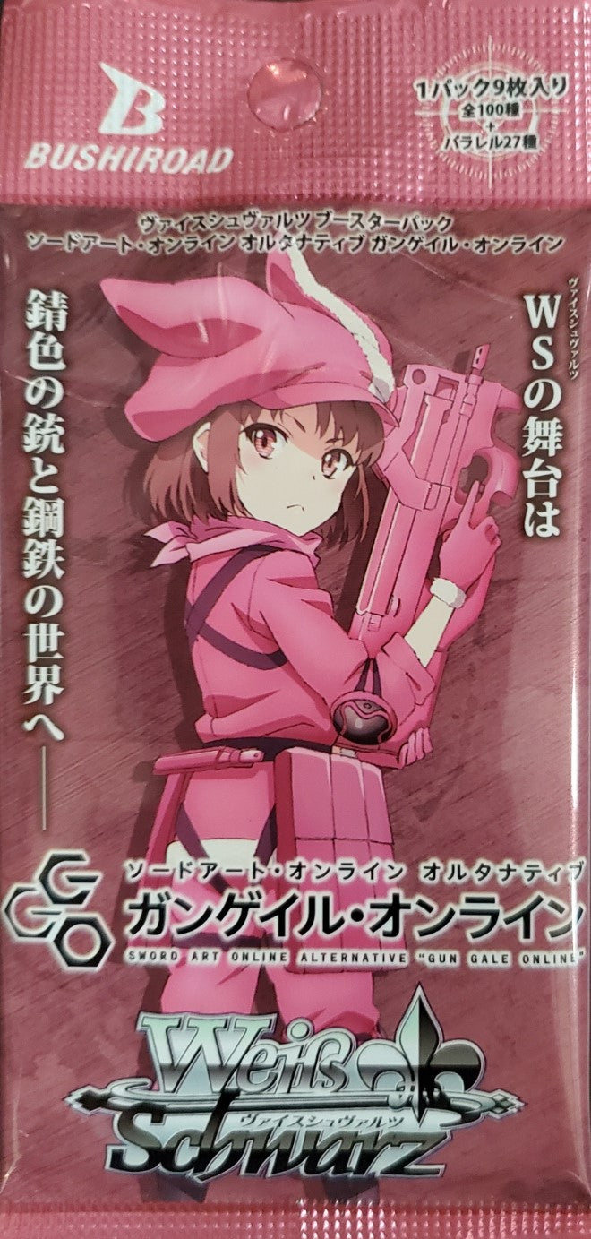 Sword Art Online - Gun Gale Online Weiss Schwarz Booster (Japanese)