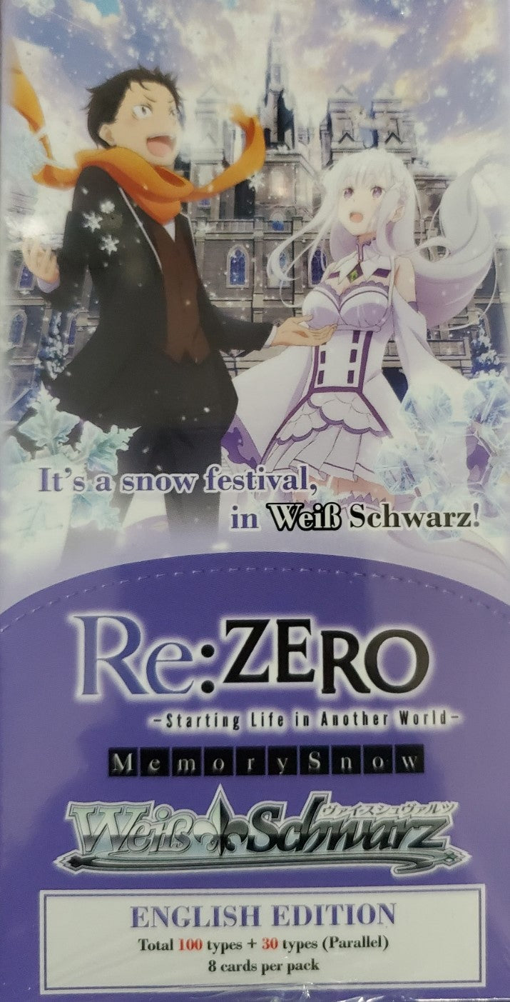 Re:Zero - Starting Life in Another World Weiss Schwarz Booster Box (English)