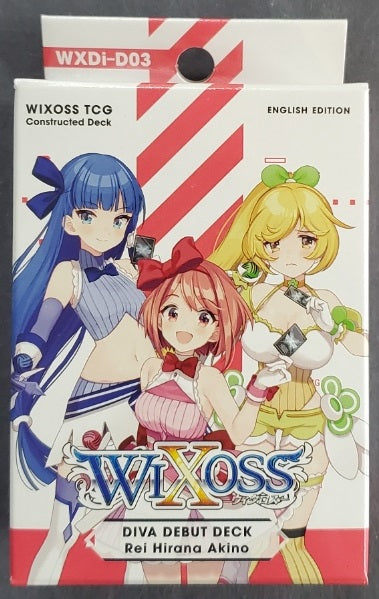 Wixoss TCG DIVA DEBUT DECK WXDi-D03 Rei Hirana Akino  (English)