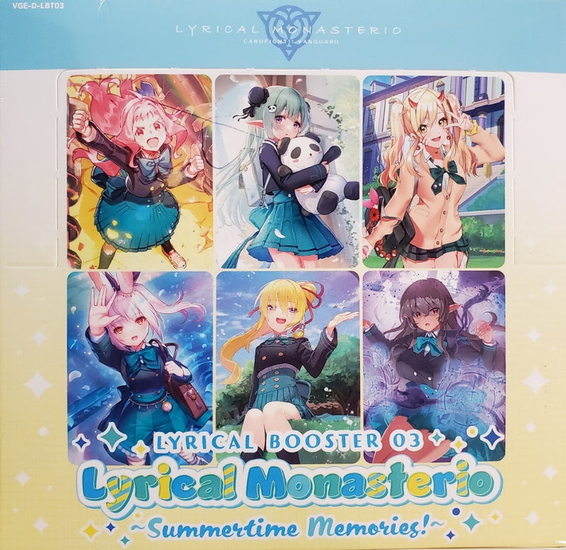 cardfight vanguard lyrical melody booster box Lyrical Monasterio Summertime Memories! - VGE-D-LBT03