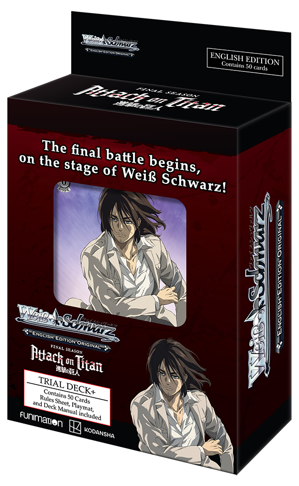 Attack On Titan: Final Season Weiss Schwarz Trial Deck+ (English)