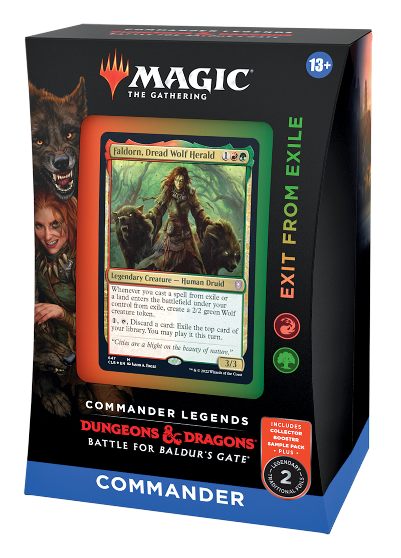 Commander Legends - Battle for Baldur's Gate - Exit From Exile Commander Deck