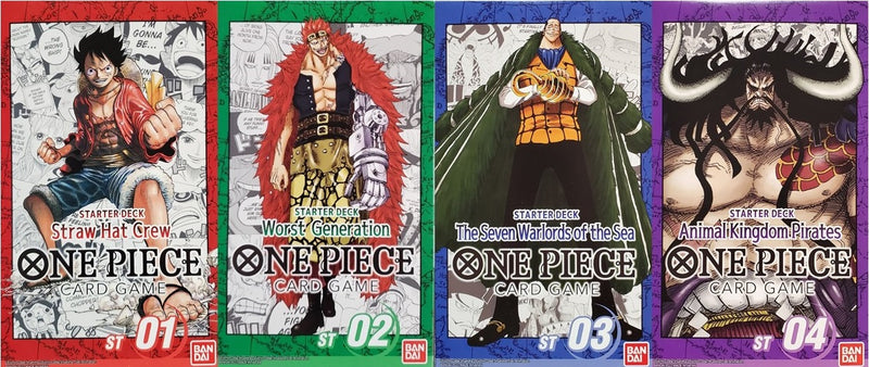 One Piece - Set of 4 starter decks