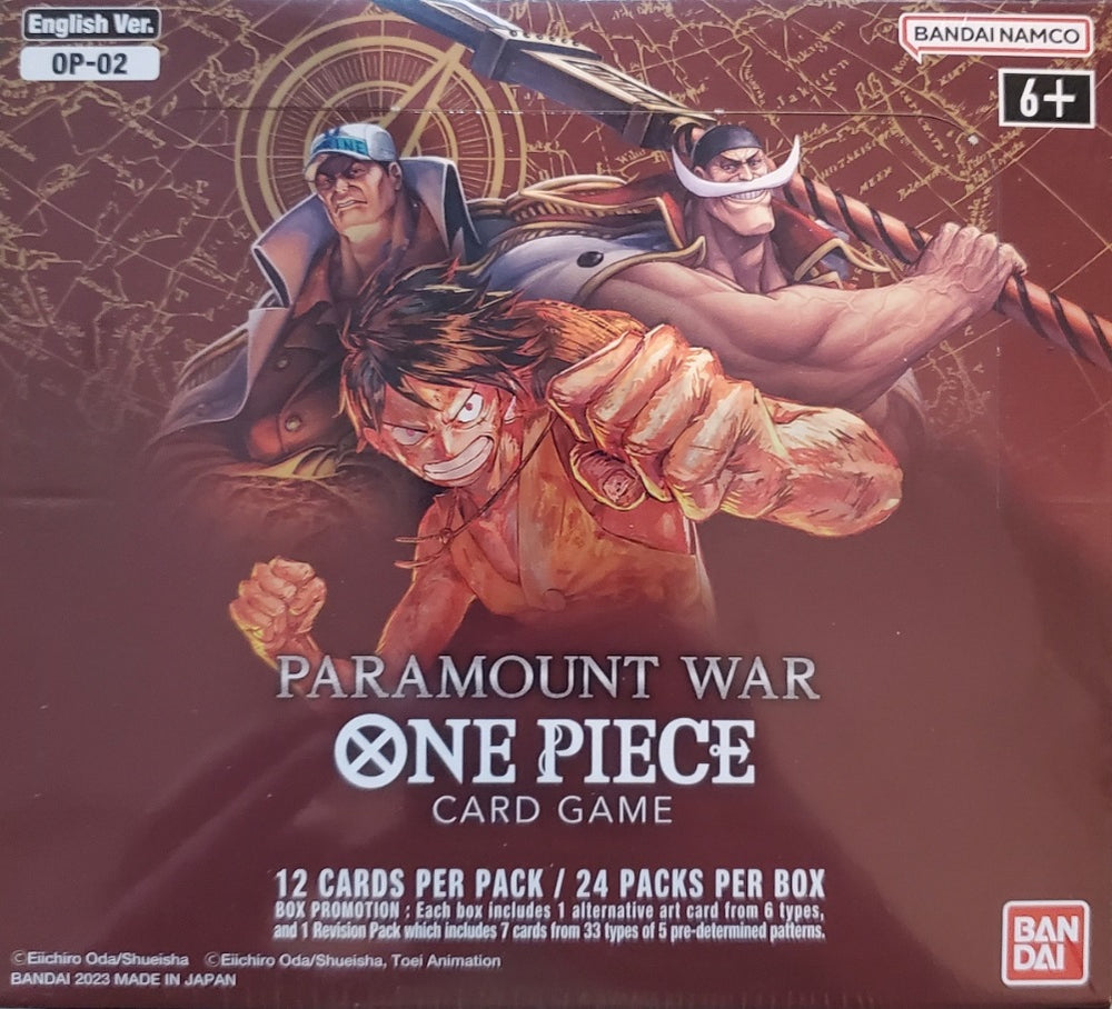 One Piece Card Game - Paramount War Booster Box One Piece Card Game - Paramount War Booster Box