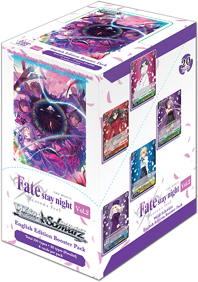 Fate/stay night (Heaven's Feel) Vol. 2 Weiss Schwarz Booster Box (English)